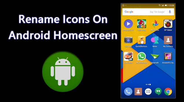 Ingin Ubah Nama-nama Icon di Tampilan Utama Android-mu?
