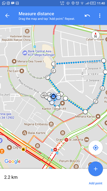 Cara Mengukur Jarak di Google Maps Lewat HP - Teknologi.id