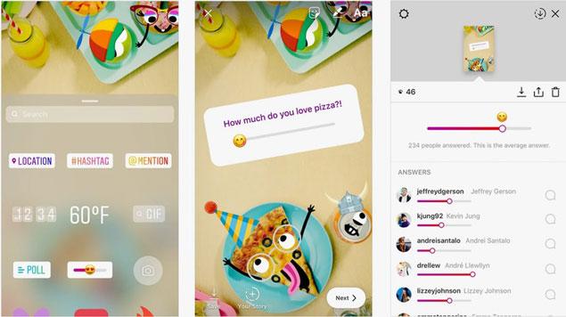 Cara Melakukan Voting Instagram Stories dengan Emoji Slider