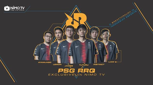 Nimo TV Umumkan Kerjasama Strategis dengan RRQ Esports di Awal Tahun 2019