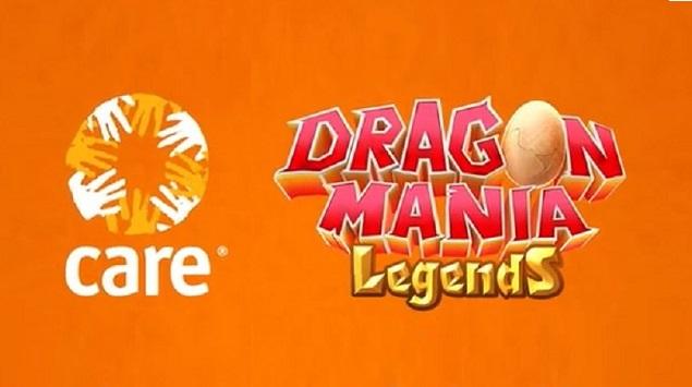 Di Dragon Mania Legends, Bergabunglah dengan Gameloft dan CARE