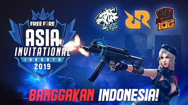 Indonesia Jadi Tuan Rumah Turnamen Internasional Free Fire Asia Invitational 2019