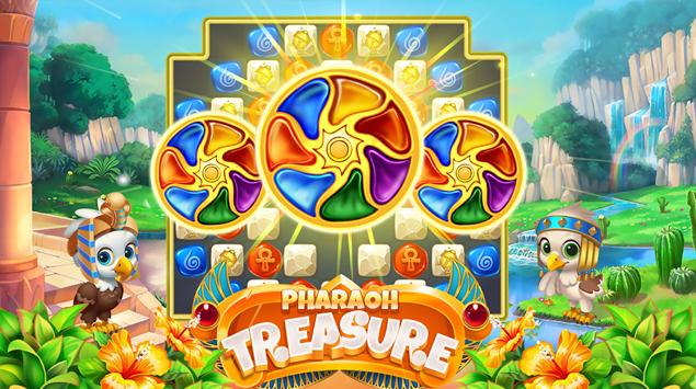 Pharaoh Magic Treasure, Murni Puzzle Match-Three yang Menyenangkan Hati