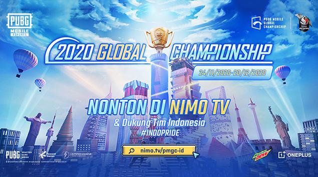 Indopride! Dukung Tim Esports PUBGM Indonesia pada PMGC 2020 di Nimo TV!