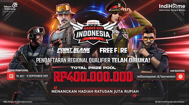 Kembangkan Komunitas Gamer, Telkom Gelar Kompetisi IndiHome MabarKuy Indonesia 2021