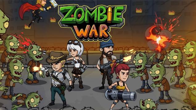 Zombie War: Game Idle Defense melawan Zombie
