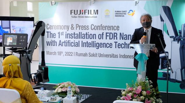Pertama di Indonesia, Fujifilm Hadirkan Instalasi Mobile Digital X-Ray dengan AI di RSUI