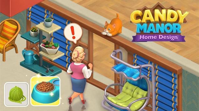 Candy Manor: Home Design pakai Puzzle Match-Three!