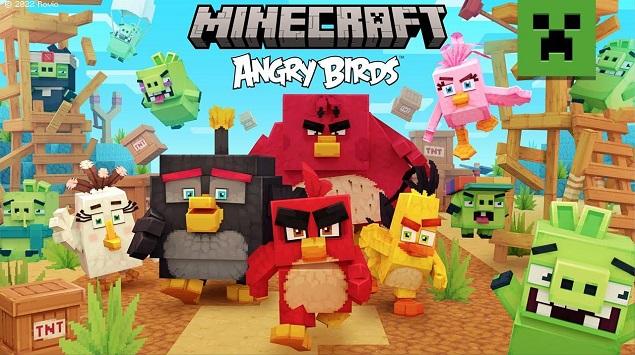 Adakan Kolaborasi dengan Angry Birds, Minecraft Datangkan Mode Game Baru!