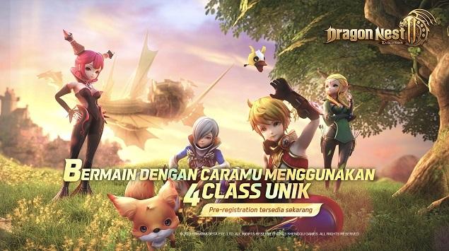 Ada 4 Starter Class di Perilisan Dragon Nest 2: Evolution! Mana yang Cocok?