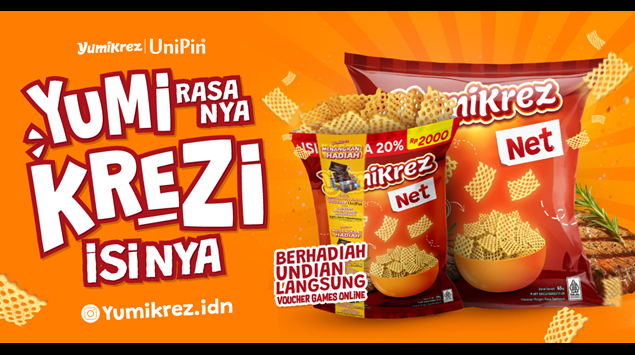 UniPin & Yumikrez Hadirkan Snack isi Voucher Game!