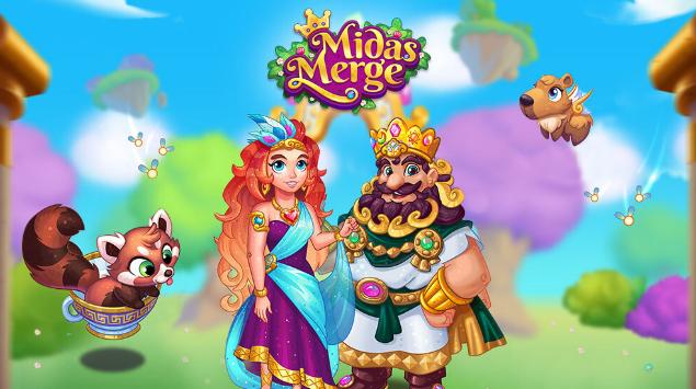 Selamatkan Hewan Kesayangan Raja dari Kutukan dalam Midas Merge: Gold Match Games