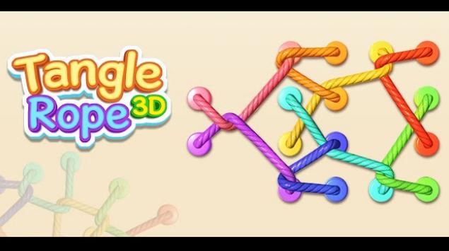 Bebaskan Simpul Tali secara Offline & Online di Tangle Rope 3D: Untwist Knots