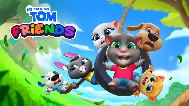 Simulasi Mengurus & Main bareng 6 Serangkai di My Talking Tom Friends