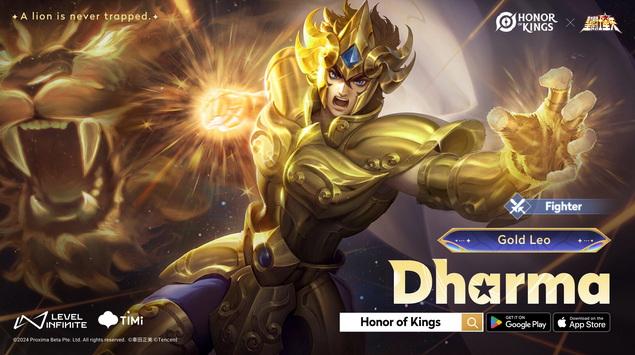 HoK x Saint Seiya Gratiskan Skin Gold Leo Dharma, Begini Cara Mendapatkannya!