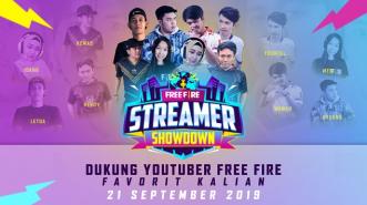 Wakili Indonesia ke Thailand, 8 YouTuber akan Bertanding di Free Fire Streamer Showdown 2019