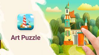 Puzzle Santai untuk Hilangkan Stres, Art Puzzle: Live Jigsaw Coloring Games 