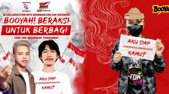 Galang Dana untuk Indonesia, Streamer Booyah Live Adakan Turnamen Merdeka Free Fire