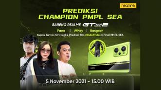 Prediksi Pemenang PMPL SEA S4 dari Bangpen, Bro Pasta & Windy Amalia bareng realme GT Neo2