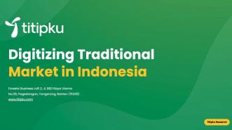 Titipku Bagikan Hasil Laporan Riset Pentingnya Digitalisasi Pasar di Indonesia