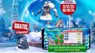 PUBG Mobile Hadirkan Event Penutup 2023, Berhadiah Outfit Permanen Gratis!