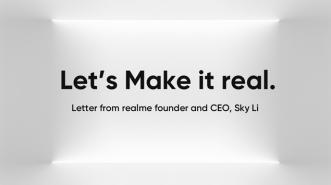 Surat Terbuka Sky Li, Founder & CEO realme: Let’s Make it real.