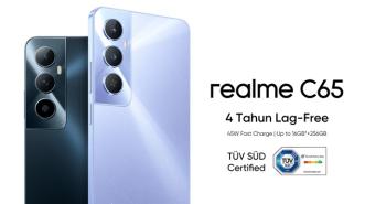 Per 2 Mei, realme C65 dengan Sertifikasi 4 Tahun Lag-Free Pertama di Segmennya akan Hadir