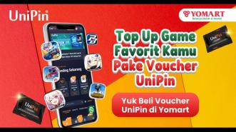 UniPin Voucher Tersedia di Yomart, Begini Cara Top Up-nya!