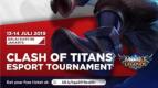8 Tim Esports Siap Adu Kemampuan di Turnamen Clash of Titans BEKRAF Game Prime 2019!