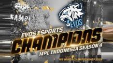 Patahkan Kutukan 3 Musim, EVOS Akhirnya Juarai MPL ID Season 4