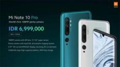 Mi Note 10 Pro Akhirnya Hadir di Indonesia