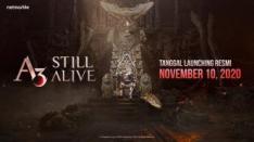 Bersiaplah untuk Perilisan Global MMORPG Survival Menegangkan A3: STILL ALIVE per 10 November 2020