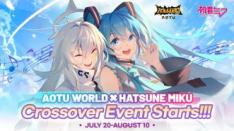 Event Kolaborasi Aotu World & Hatsune Miku Resmi Dimulai