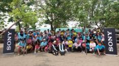 Gelar Beach Clean Up, Sony Indonesia Dukung Lingkungan Berkelanjutan