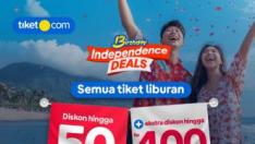 tiket.com Ajak Masyarakat Bebas Berkelana dengan Semangat Kemerdekaan