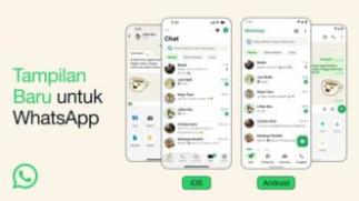 WhatsApp Tampilkan Desain Terbaru, Lebih Minimalis di Versi Mobile