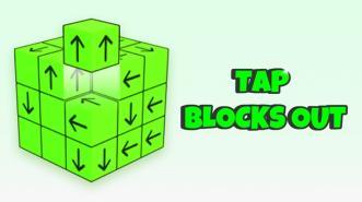 Bebaskan Blok 3D sesuai Arah Panah di Tap Out – Take 3D Blocks Away
